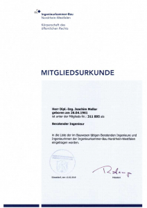 Mitgliedsurkunde-IKBauNRW